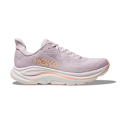 Women's Clifton 10 (WIDE) Lilac Cream/Tangerine Glow