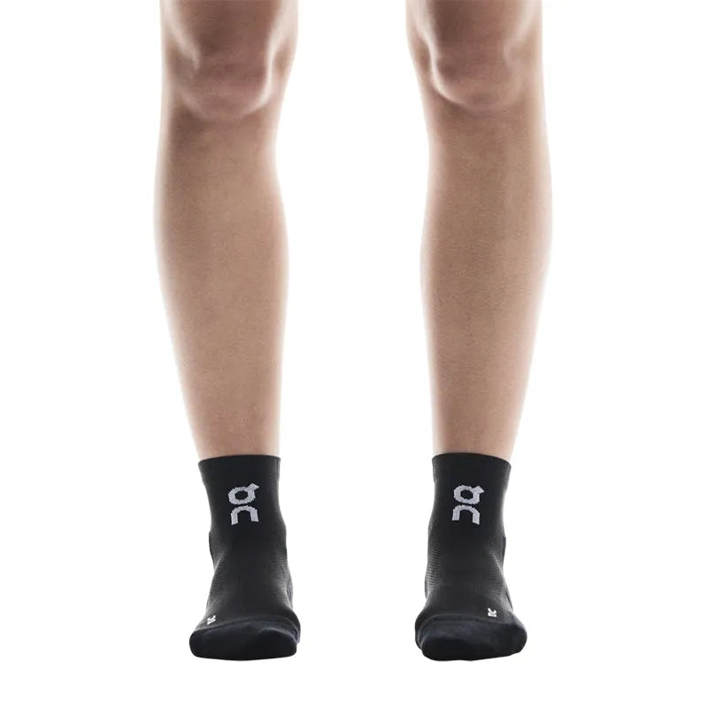 Core Run Sock Mid 2 Pack Black