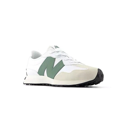 Kid's Grade School 327 White/Dark Juniper
