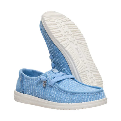 Women's Wendy Frayed Canvas Faded Denim