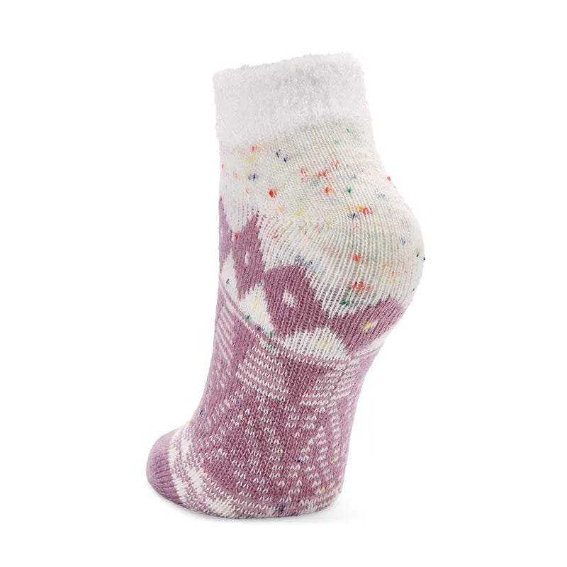 Fireside Right To A Fair Isle Rainbow Lilas