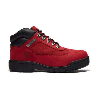 Men's Field Boot Mid Waterproof Dark Red Nubuck