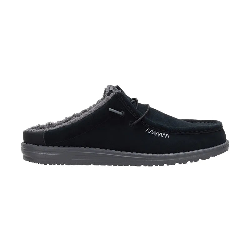 Men's Wally Slip Warmth Black/Smoke Grey