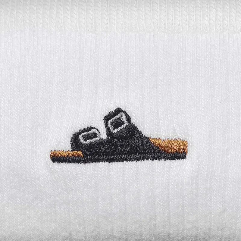 Men's Cotton Ribbed Bundle Socks Black/White