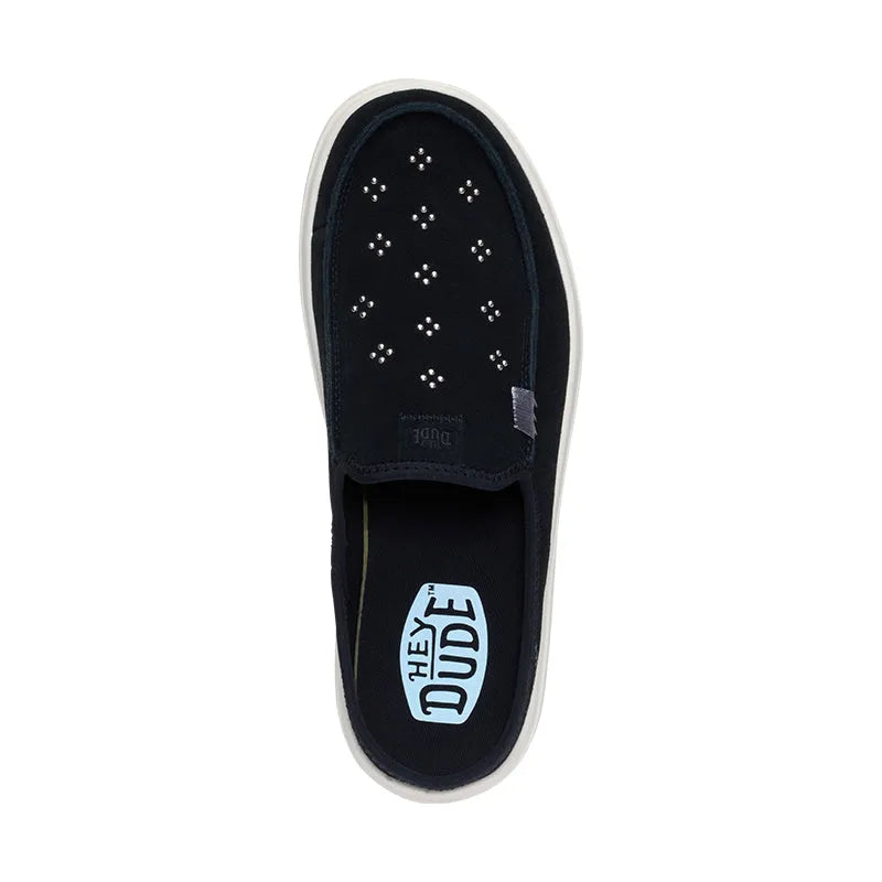 Women's Austin Lift Suede Stud Black