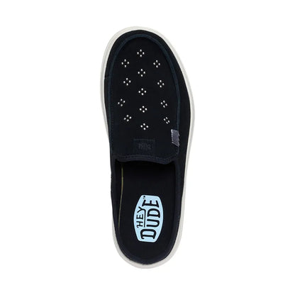 Women's Austin Lift Suede Stud Black