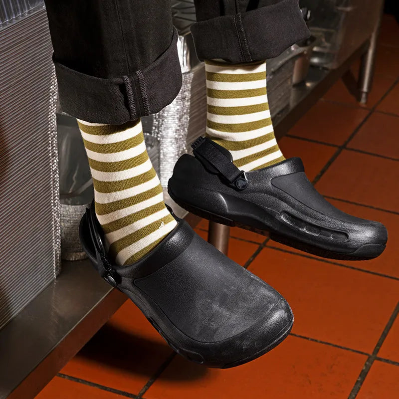 Men's Bistro Pro Work Literide Clog Black