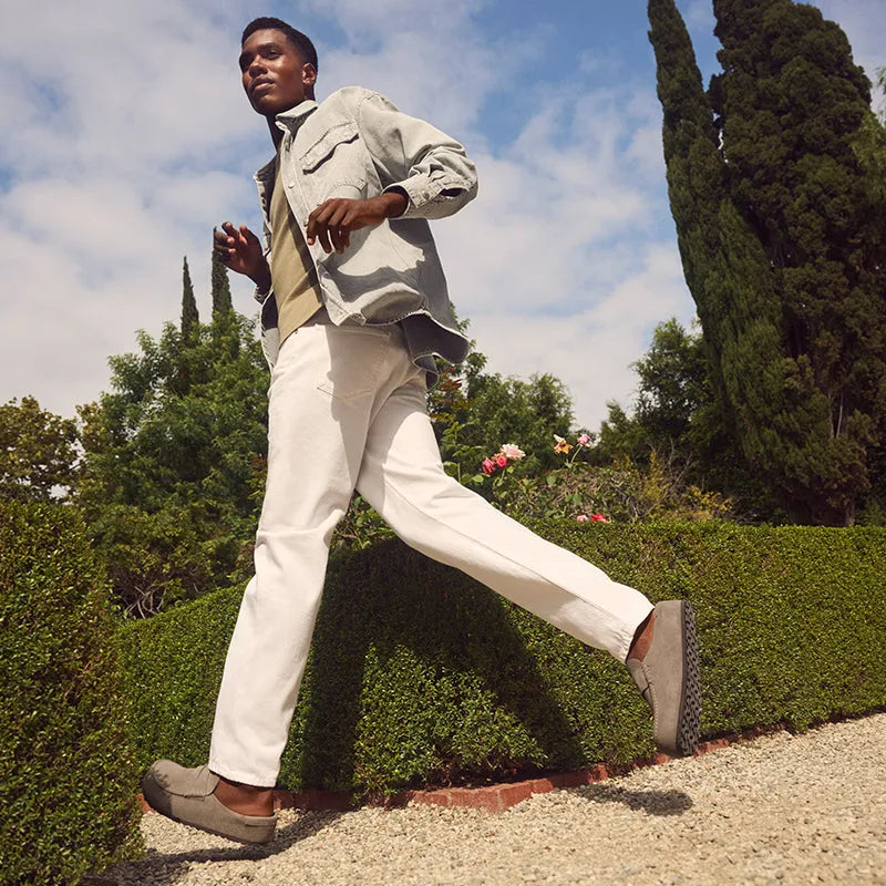 Men's Naples Wrapped Taupe Suede