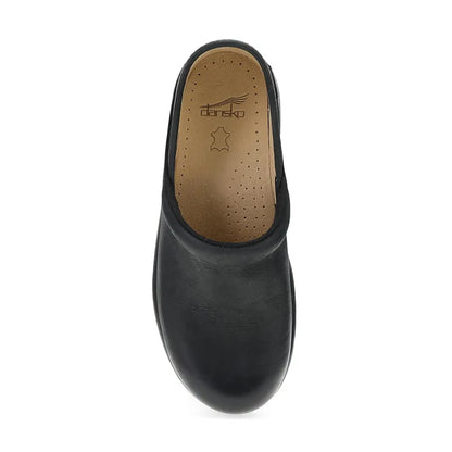 Women's Platform Pro Clog Black Burnished Nubuck