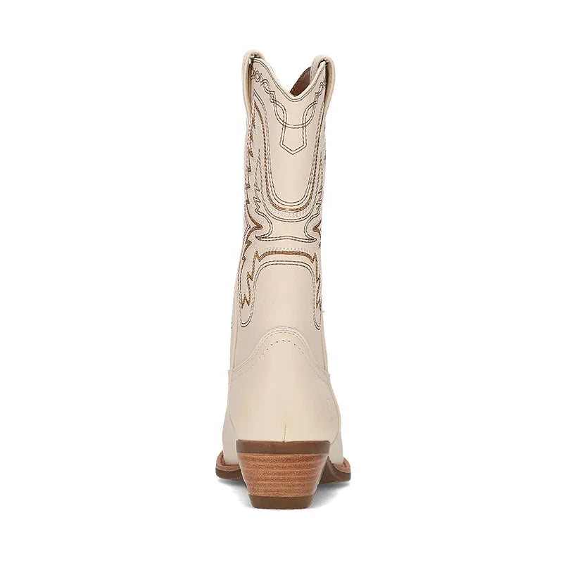 Women's Irlene Short Deco Stitch Off White