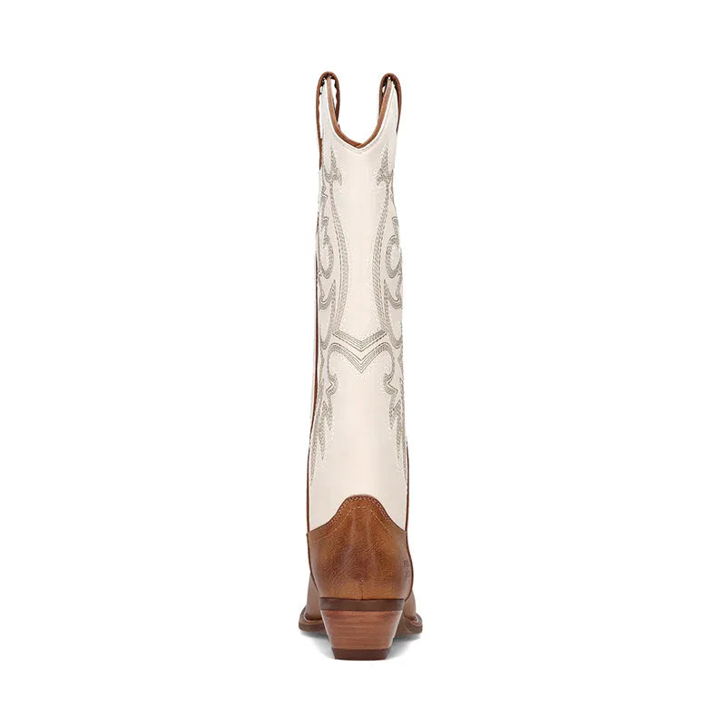 Women's Irlene Tall Deco Stitch Off White/Caramel/Gold