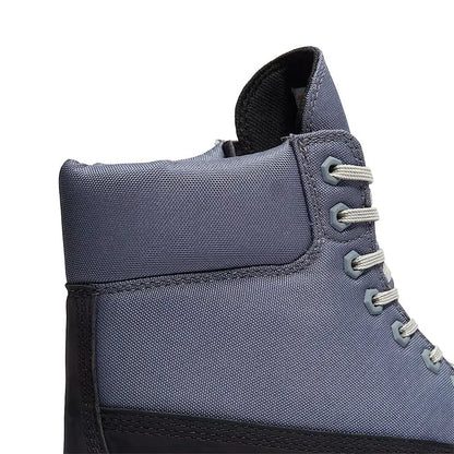 Men's 6" Heritage Waterproof Black Nubuck/Medium Grey