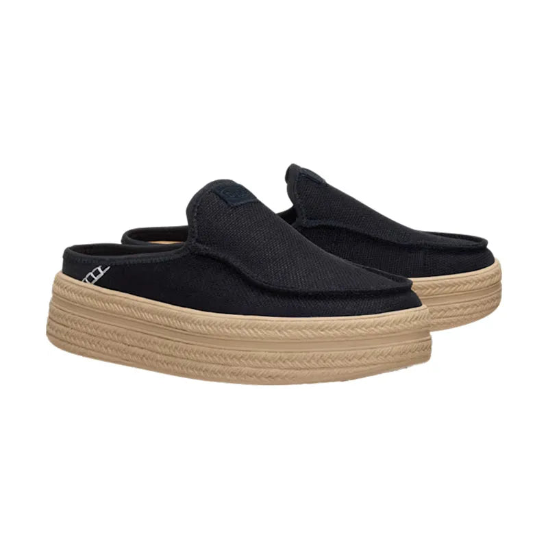 Women's Austin Lift Espadrille Woven Black