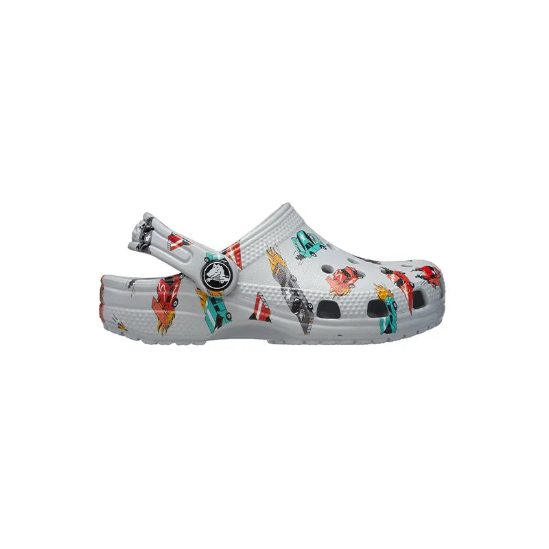 Kid's Toddler Classic Print Clog Race Cars