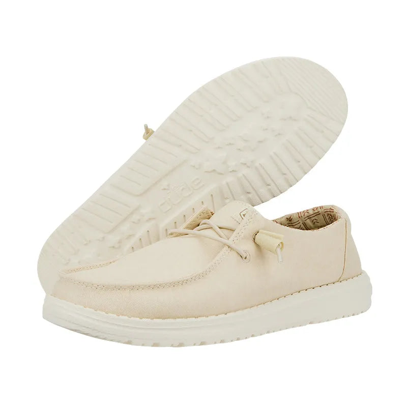 Women's Wendy Stretch Canvas Off White