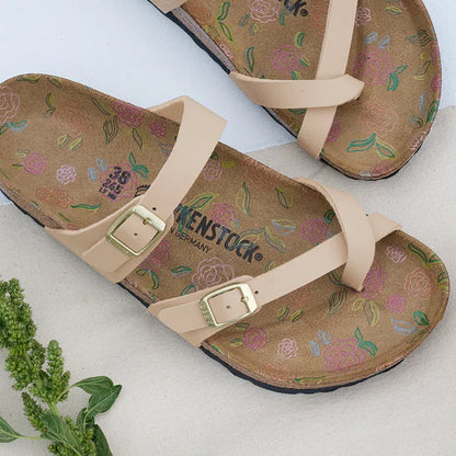 Women's Mayari 3D Print Foodbed Sandcastle Birko-Flor