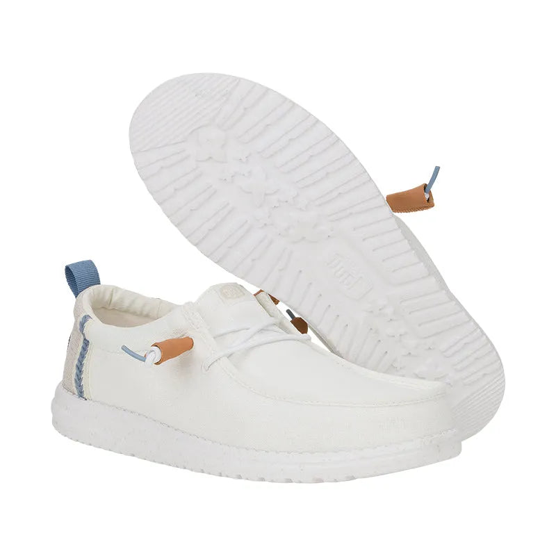 Men's Wally Craft Linen White/Stone Grey