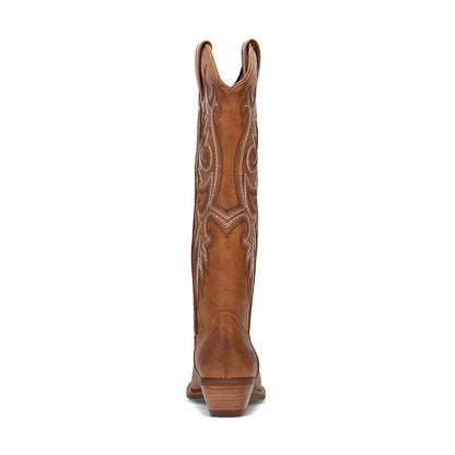 Women's Irlene Tall Deco Stitch Caramel
