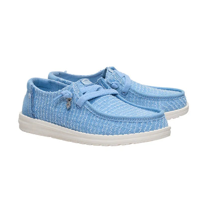 Women's Wendy Frayed Canvas Faded Denim