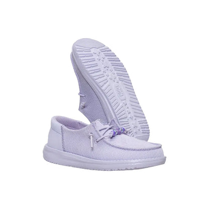 Kid's Grade School Wendy Funk Shoelry Thistle Purple
