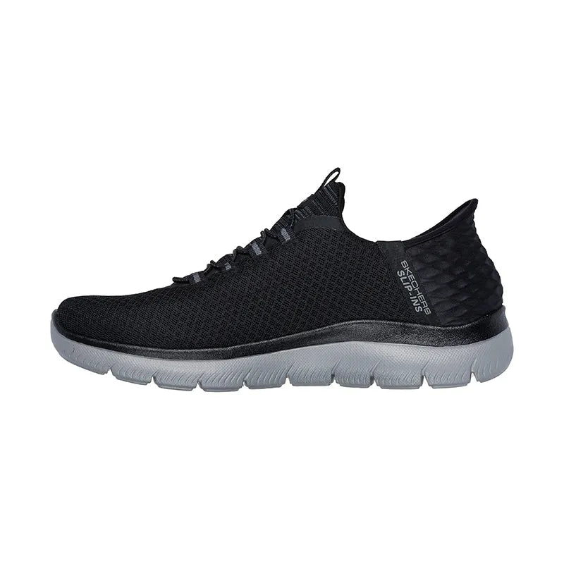 Men's Slip-ins Summits High Range (WIDE) Black Mesh/Trim