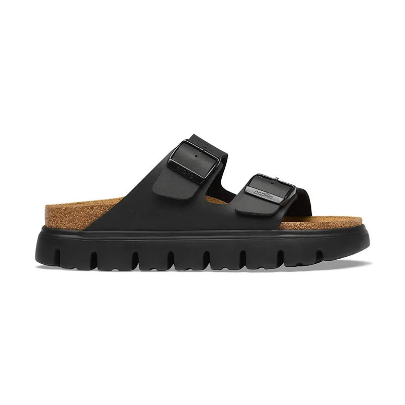 Women's Arizona Chunky Narrow Black Birko-Flor