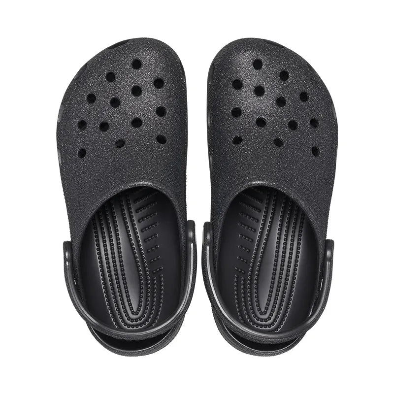 Women's Classic Glitter Clog Black