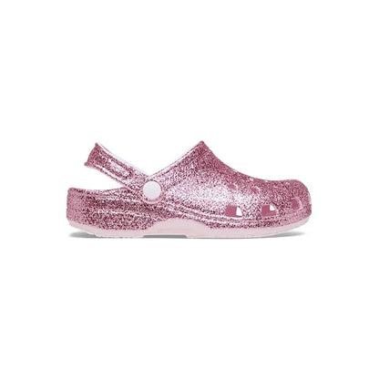 Kid's Preschool Classic Chunky Glitter Clog Pink Milk