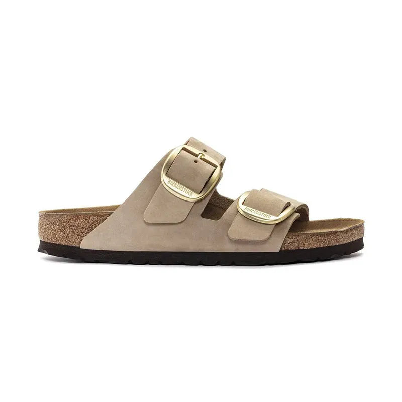 Women's Arizona Big Buckle Narrow Sandcastle Nubuck