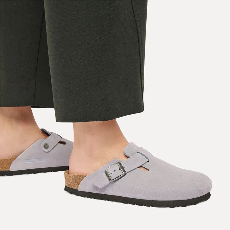 Women's Boston Narrow Lavender Sky Suede