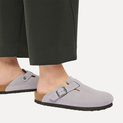 Women's Boston Narrow Lavender Sky Suede