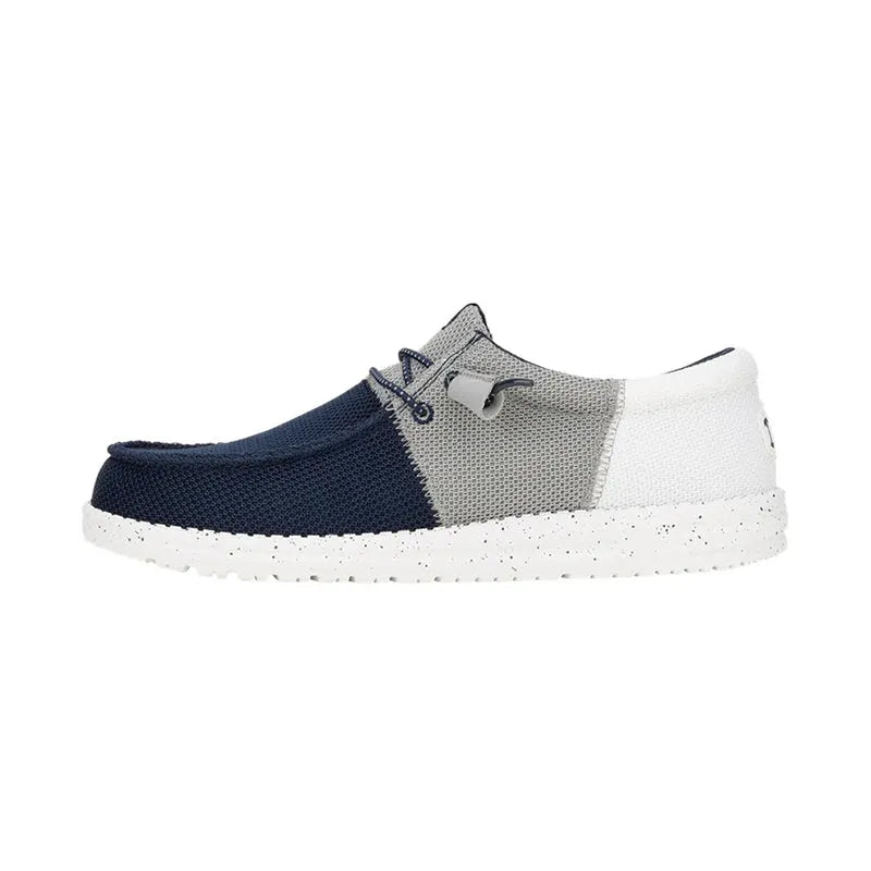 Men's Wally Tri Varsity Mesh Navy/Grey