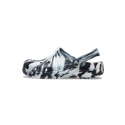 Kid's Preschool Classic Marbled Clog Black/White