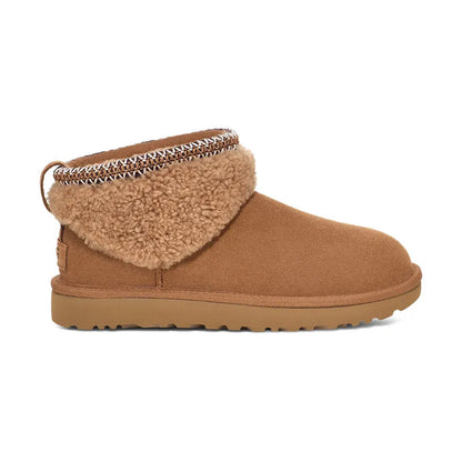 Women's Classic Ultra Mini Maxi Curly Chestnut
