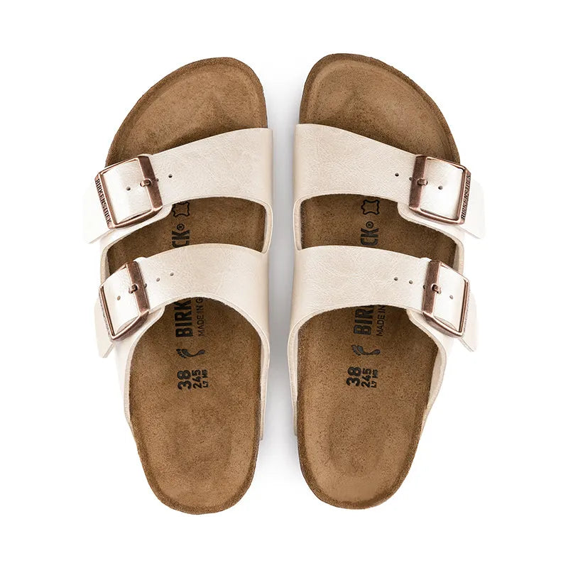 Women's Arizona Narrow Graceful Pearl White Birko-Flor