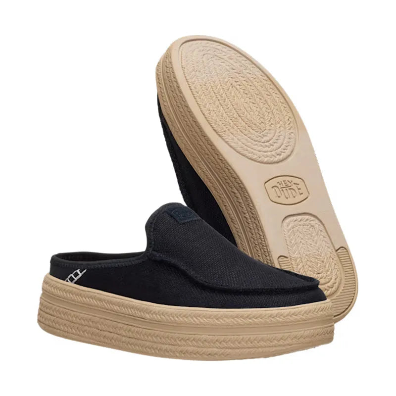 Women's Austin Lift Espadrille Woven Black