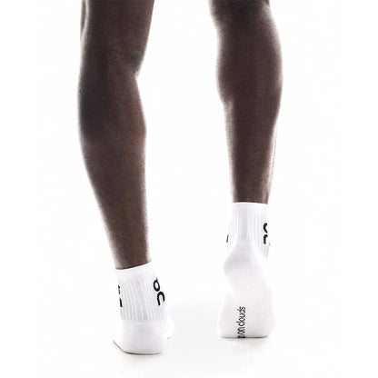 Logo Sock Mid 3 Pack White