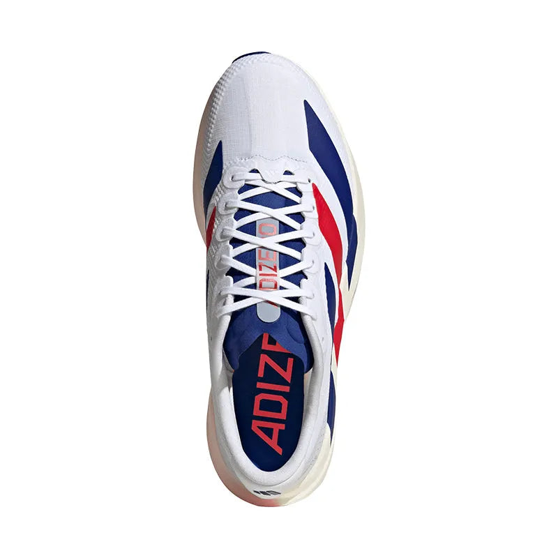 Men's Adizero EVO SL White/Mystery Ink/Ruby