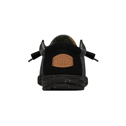 Men's Wally Washed Canvas Black/Black