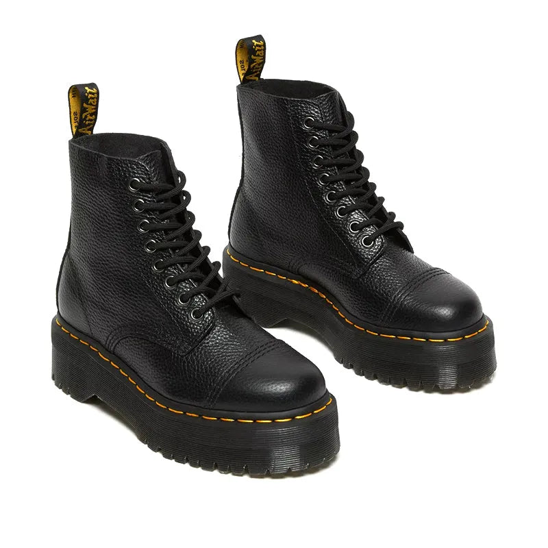 Women's Sinclair Black Milled Nappa Platform