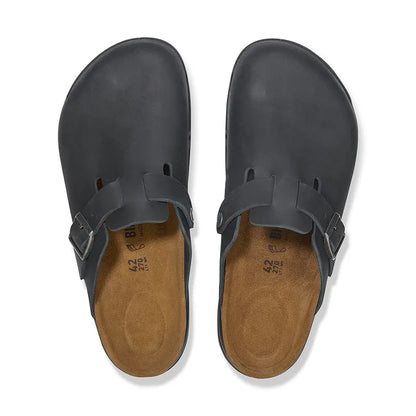 Men's Boston Crosstown Black Oiled Leather