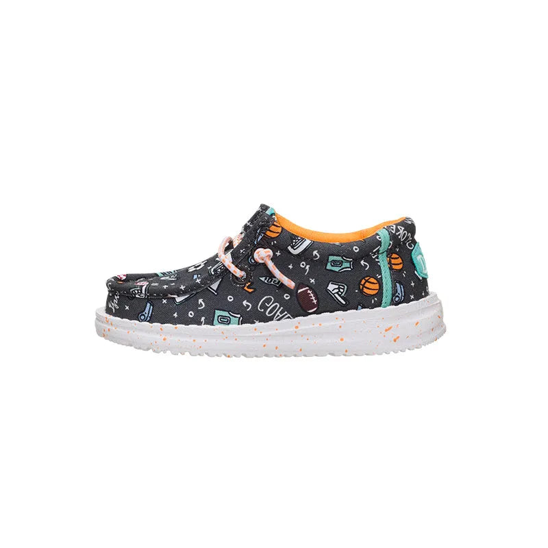 Kid's Toddler Wally Sports Fan Black/Multi
