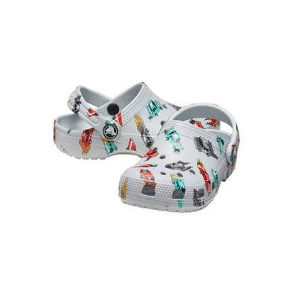 Kid's Toddler Classic Print Clog Race Cars