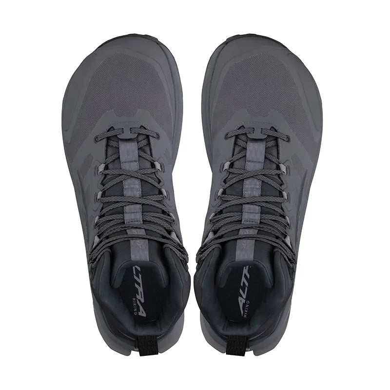 Men's Lone Peak 9 Waterproof Mid Black/Grey