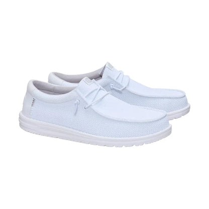 Men's Wally Mesh White