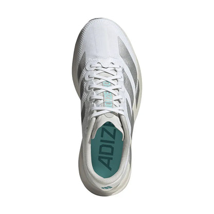 Women's Adizero EVO SL White/White/Aqua