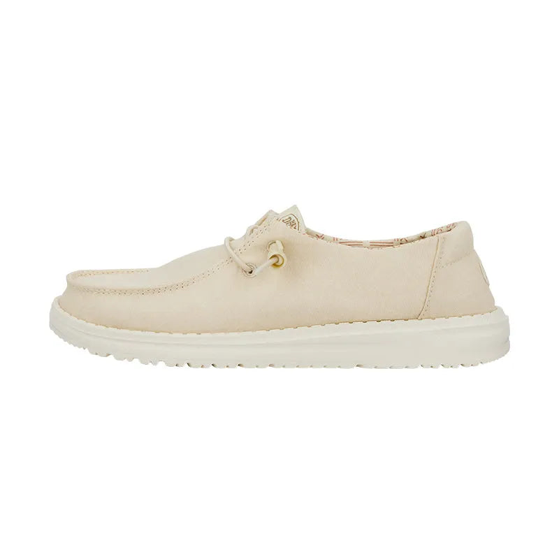Women's Wendy Stretch Canvas Off White