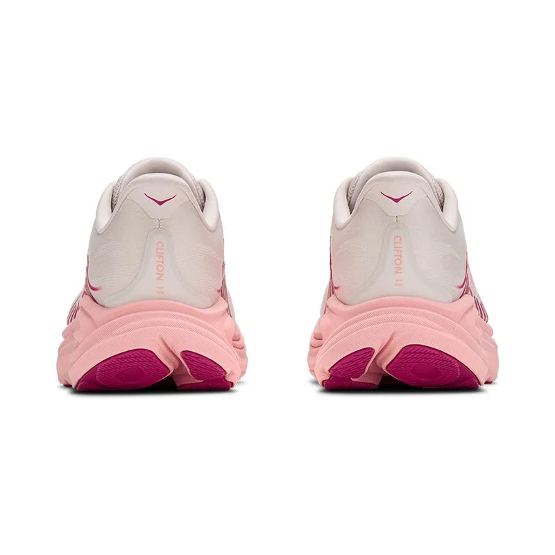 Women's Clifton 11 (WIDE) Rose Cream/Dewy Pink
