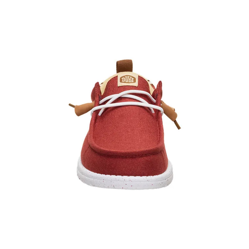 Men's Wally Craft Linen Burnt Red/Multi