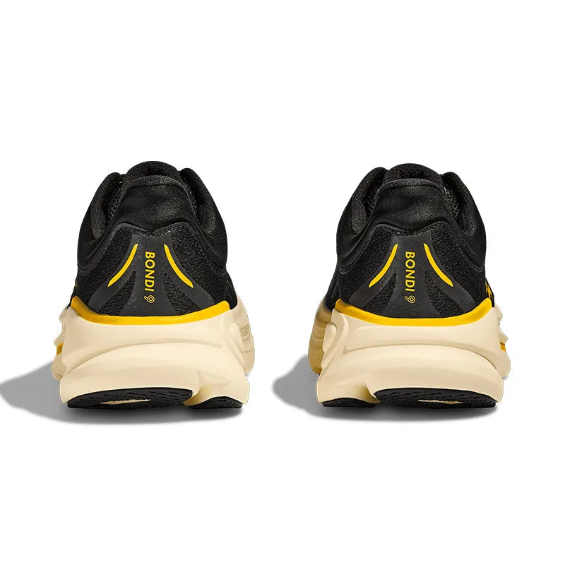 Men's Bondi 9 Carbon Black/Yellow Gold